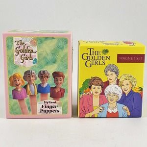 The Golden Girls Magnet Set & Stylized Finger Puppets New